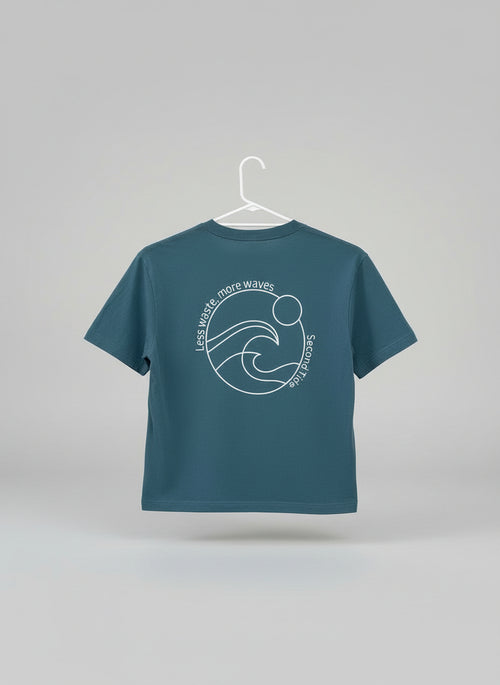 Boxy Crop  - Arctic Green